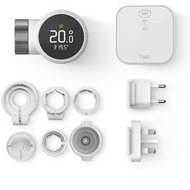 tado° TADO Smartes Heizkörperthermostat X + Bridge Kit, Weiß