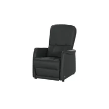 HIMOLLA Fernsehsessel 7568 Leder 77 x 110 x 93 cm Schwarz elektrisch