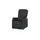HIMOLLA Fernsehsessel 7568 Leder 77 x 110 x 93 cm Schwarz elektrisch