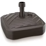 Prosperplast Schirmständer Quadratisch Polyethylen 39 x 39 x 13 cm Braun