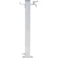 VidaXL Wassersäule für den Garten 100 cm Edelstahl Quadratisch