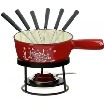 TABLE & COOK Rotes Chalet Fondue Set - Tableandcook – hhf-078