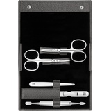 Zwilling Classic Inox Druckknopf-Etui, Leder, 5-tlg. Hand- & Nagelpflegesets