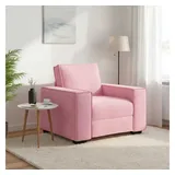 vidaXL Sessel vidaXL Samt 52,8 x 84 x 76,8 cm Rosa
