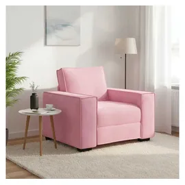 vidaXL Sessel vidaXL Samt 52,8 x 84 x 76,8 cm Rosa