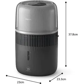Philips HU5710/03 5000 Series 4.5L Luftbefeuchter Dunkelgrau (14,1 Watt, Raumgröße: 56 m2)