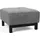 Innovation Living Polsterhocker 100% Polyester 65 x 40 x 65 cm Grau