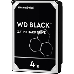 WD Interne Festplatte 8.9 cm (3.5 Zoll) BlackTM 4 TB SATA III Bulk (4 TB, 3.5″), Festplatte