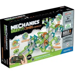 Geomag Mechanics Gravity RE Combo Starter Set, Magnetbausystem, 153 Teile