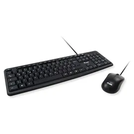 Equip Kabelgebundene Kombi Keyboard+Mouse. schwarz. PT