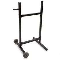 Perel Stativ für Anzeigetafel WC201, 108 x 18,5 cm, mit Rollen, Schwarz