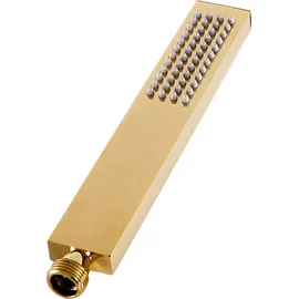 Beliani Handbrause Gold Metall Rechteckig Stab 1 Strahlart Modern Klassisch Duschkopf Badezimmer Stabhandbrause Stabbrause