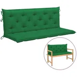 vidaXL Gartenbank Auflage 150 x 50 x 7 cm grün 1 St.