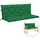 vidaXL Gartenbank Auflage 150 x 50 x 7 cm grün 1 St.