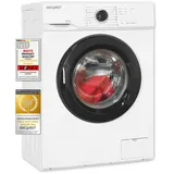 GGV Exquisit Exquisit Waschmaschine WA6110-020A weiss | 6 kg Fassungsvermögen | Energieeffizienzklasse A | 16 Waschprogramme | Kindersicherung