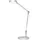 Unilux Senza 2 LED Schreibtischlampe dimmbar, silbergrau
