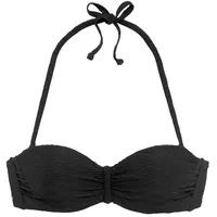 Sunseeker Bügel-Bandeau-Bikini-Top Damen schwarz Gr.38 Cup C