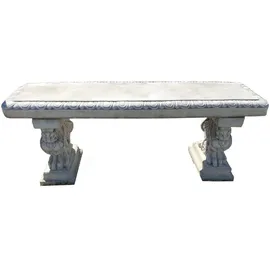 antiques wohndesign Römerbank 133 x 44 x 133 cm Grau