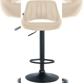 CLP 2er Set Barhocker Milet Kunstleder I Drehbarer Barstuhl Mit Fußstütze Und Rückenlehne