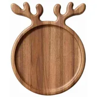 KyShaHo Weihnachtstablett Weihnachtsbaum Obstschale Home Snackteller Süßigkeitenteller Melonenkerne Trockenfrüchte Pizzateller S