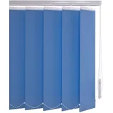 LIEDECO Schiebevorhang 120 x 250 cm blau 89 mm