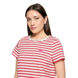 Cartoon Kurzarmshirt Rot 38