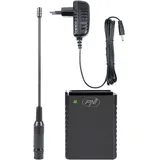 PNI PB-HP62 Li-Ion plus 230-V-Netzteil, 8,4-V-Ausgang und BNC-Antenne für die PNI-Escort-HP-62-Station