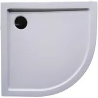 SANOTECHNIK Acryl Rundbrausetasse Bora 80x80x14 cm