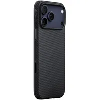 pitaka iPhone 17 Pro Silikon Case schwarz grau