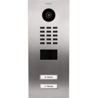 DoorBird D2102V IP-Video-Türsprechanlage LAN Außeneinheit Edelstahl V2A (gebürstet)