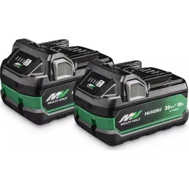 Hikoki Multi Volt Akku 2 Stück 18 V 5,0 Ah / 36 V 2,5 Ah