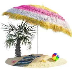 Sonnenschirm Hawaii Bunt Ø160cm UV-Schutz 30+