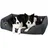 BedDog Hundekissen Zara 120 x 85 cm grau