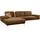 W.Schillig Ecksofa "run, Designsofa mit tollem Sitzkomfort, bequem, L-Form", braun (chocolate s37), B:319cm H:88cm T:178cm, Longlife Xtra-Leder Z73: Naturwalkleder der Luxusklasse aus den erlesensten Rohhäuten.