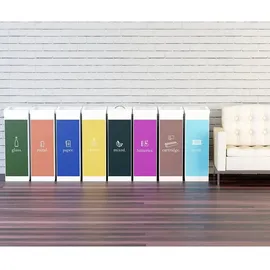 Paperflow Mülleimer 60 l Weiß, Grün