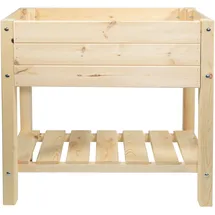 mgc24 Hochbeet Massiv S 79 x 40 x 78 cm Natur