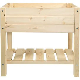 mgc24 Hochbeet Massiv S 79 x 40 x 78 cm Natur