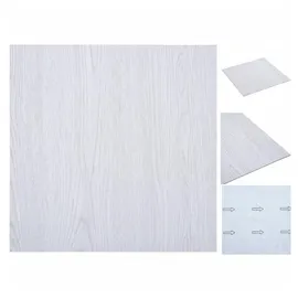 vidaXL PVC-Fliesen Selbstklebend 5,11 m2 Weiß