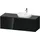 Duravit Duravit, Waschtischunterschrank wandhängend „L-Cube“ 142 à 48,2 × 55 cm) Schwarz Hochglanz, rechts