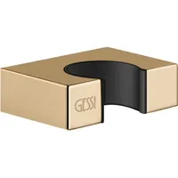 GESSI Rettangolo Fester Wand-Brausenhalter, 20157735, Farbe: Warm Bronze PVD