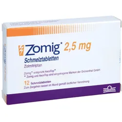 Zomig 2,5 mg Schmelztabletten 12 St