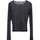 URBAN CLASSICS Ladies Exposed Seam Mesh Longsleeve Schwarz M