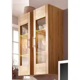 vogl möbelfabrik Hängevitrine VOGL MÖBELFABRIK "Toronto", beige (kernbuche teilmassiv), B:42cm H:115cm T:31cm, Schränke