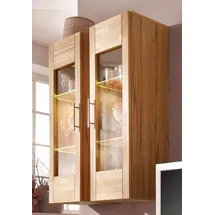 vogl möbelfabrik Hängevitrine VOGL MÖBELFABRIK "Toronto", beige (kernbuche teilmassiv), B:42cm H:115cm T:31cm, Schränke