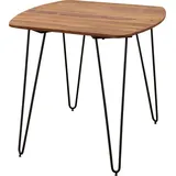 Manahee Design | Esszimmertisch Sheesham Massivholz | Braun | 80x80x76 cm