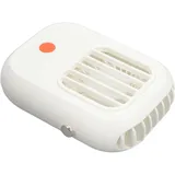 Tragbarer, Klingenloser Nackenventilator, Usb-aufladbar, Für Den Innen- Und Außenbereich (weiß)