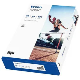 Inapa tecno Speed Kopierpapier matt weiß, A4, 80g/m2, 2500 Blatt