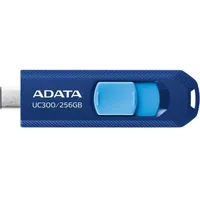 Adata MEMORY DRIVE FLASH USB-C 256GB/ACHO-UC300-256G-RNB/BU (256 GB, USB C), USB Stick, Blau