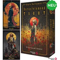 Königsfurt-Urania Bernsteinmond Tarot - 78 Tarotkarten und 80-seitiges Booklet