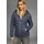 POLARINO Steppjacke POLARINO, Damen, Gr. 42, blau (rauchblau), Web, Obermaterial: 100% Polyamid. Futter: 100% Polyamid. Wattierung: 100% Polyester, eingefasste Kante, Jacken Steppjacke, Übergangsjacke für kühle Tage, aus leichtem Webmaterial